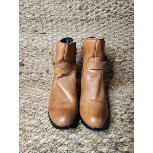 Dingo DI-569 Womens Ankle Bootie US 9.5M Brown Leather Zip Whimsy Western Boots - Picture 4 of 12